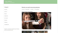 Desktop Screenshot of blog.copilas.ro